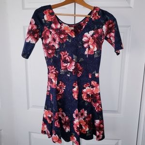 Hollister Floral Skater Dress